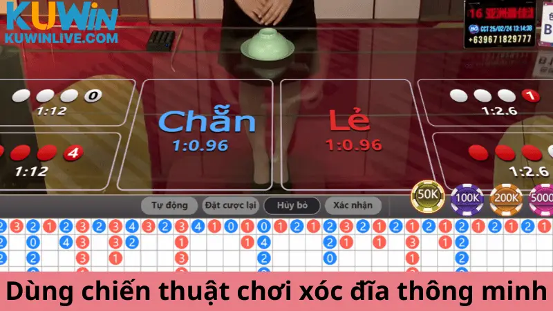 Dùng chiến thuật chơi xóc đĩa thông minh