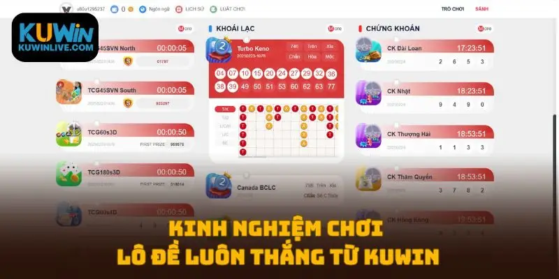 Kinh nghiệm chơi Lô Đề luôn thắng từ Kuwin