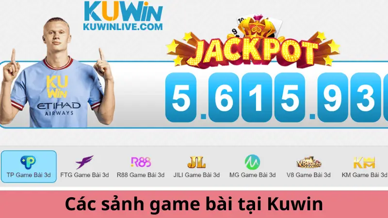 Các sảnh game bài tại Kuwin