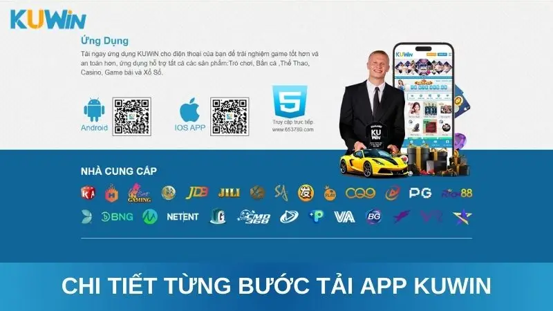 Chi tiết từng bước tải app Kuwin