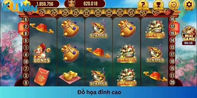 Đồ họa đẹp mắt với nhiều biểu tượng đa dạng