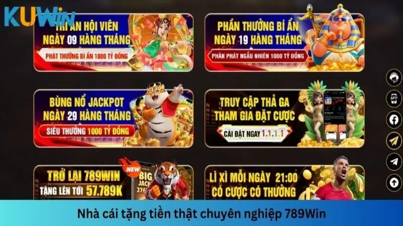789Win là đơn vị ấn tượng với nhiều chính sách ưu đãi hấp dẫn