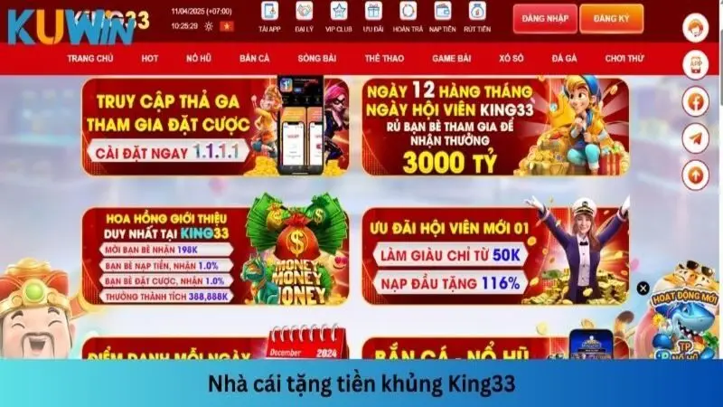 King33 là địa chỉ cá cược uy tín bậc nhất tại Việt Nam